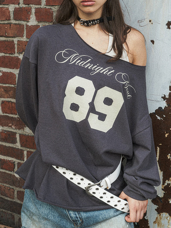 Digital Sports Printing Oversized Long Sleeve