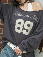 Digital Sports Printing Oversized Long Sleeve