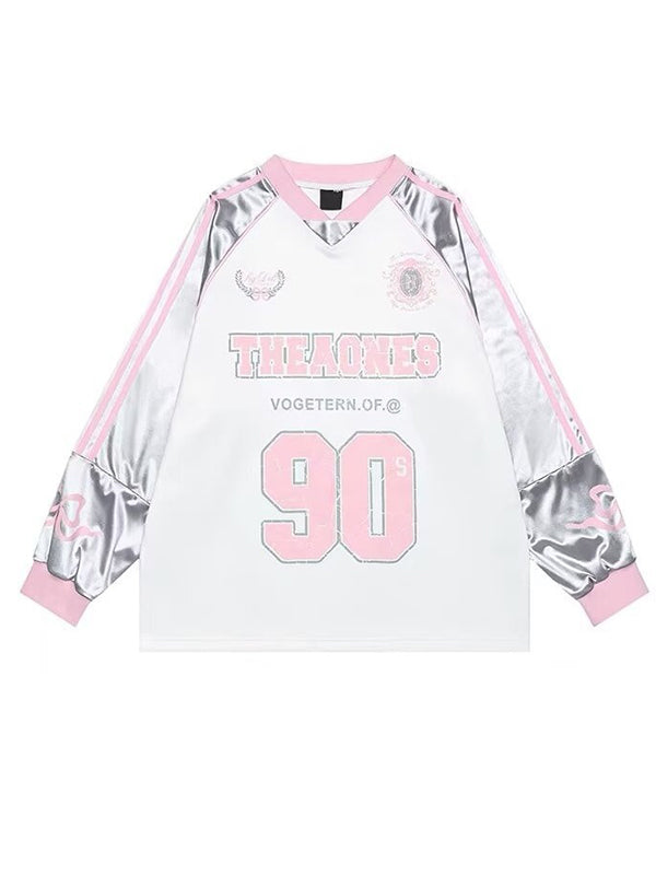 Digital Sports Printing Oversized Long Sleeve