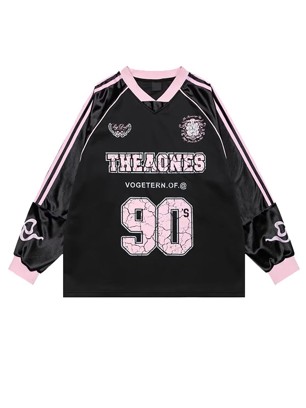 Digital Sports Printing Oversized Long Sleeve