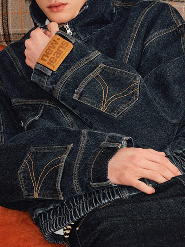 Retro Reverse Wash Denim Jacket