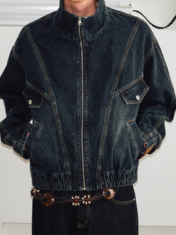 Retro Reverse Wash Denim Jacket