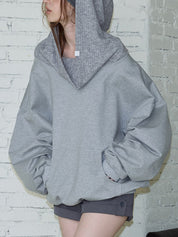 Mamba Cotton Blend Fabric Oversized Long Sleeve