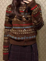 Retro Ethnic Patterns Sweaters