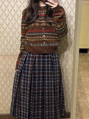 Retro Ethnic Patterns Sweaters