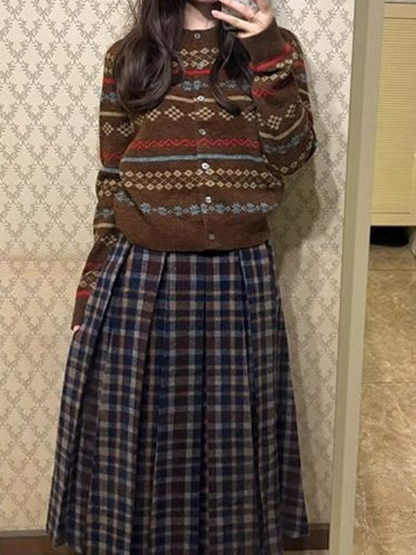 Retro Ethnic Patterns Sweaters