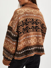 Fair Isle Knitting Sweaters Jacket