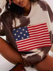 National Flag Print Sweatshirts