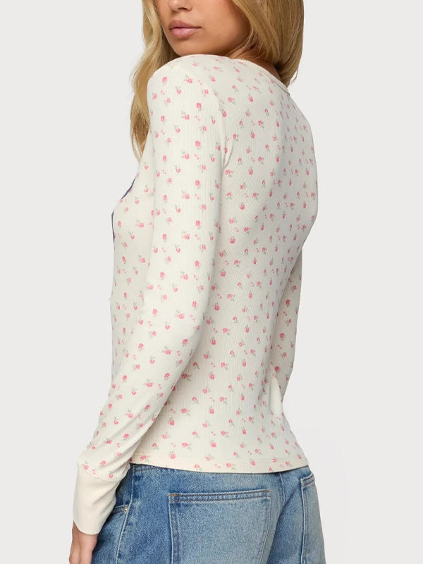 Heart-Shaped Paw Printlong Sleeve