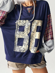 Trend Patch Digital Oversized Long Sleeve