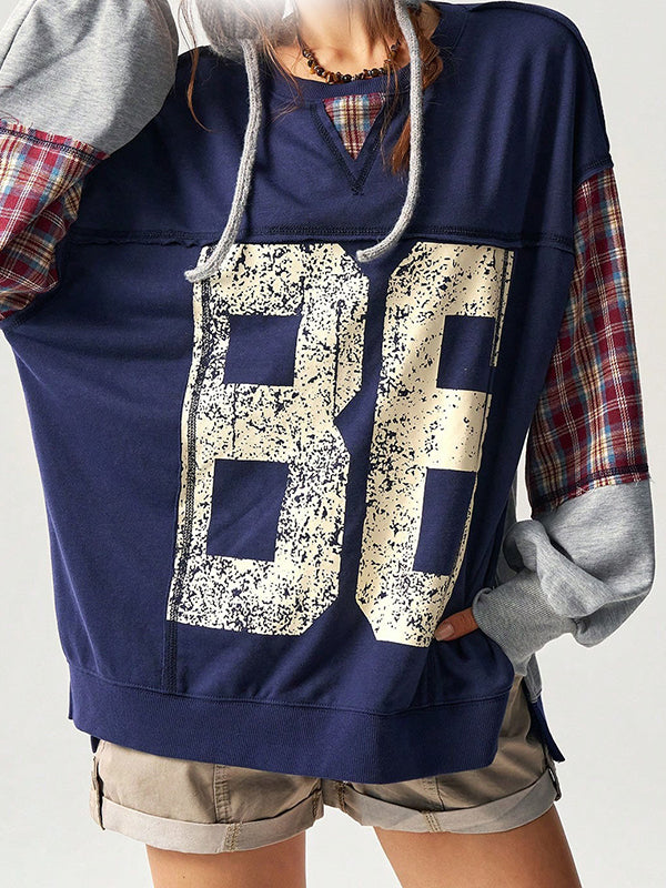 Trend Patch Digital Oversized Long Sleeve