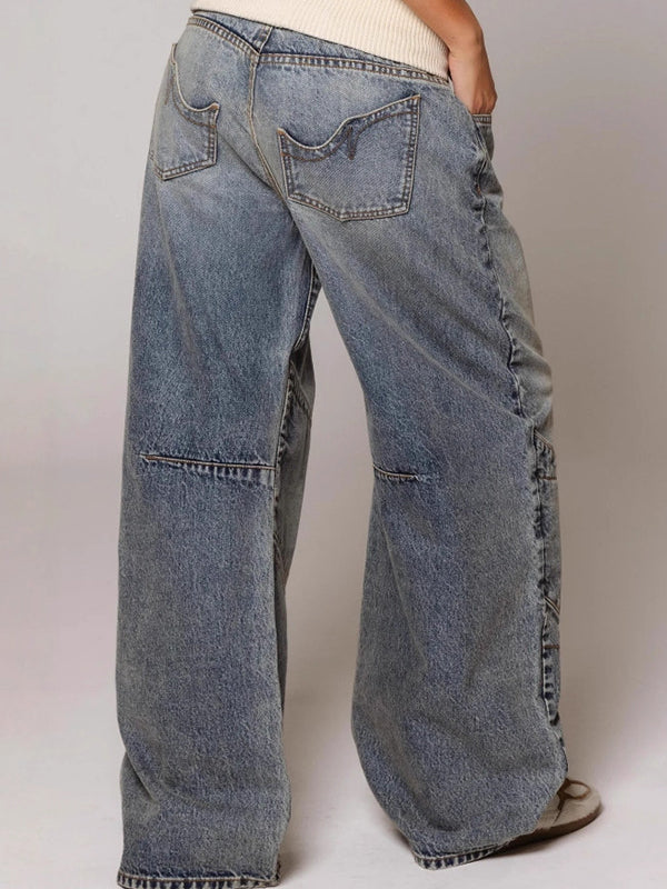Retro Street Distressed Boyfriend Jeans