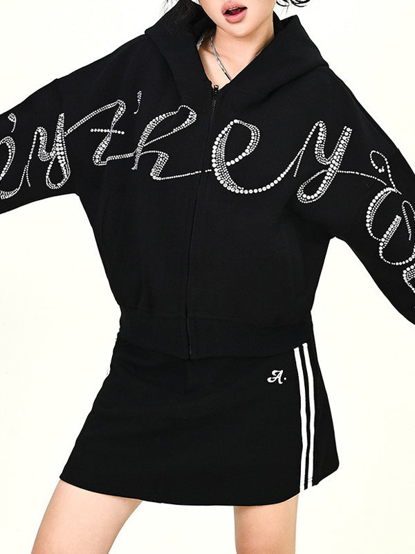 English Diamond Print Sweatshirts