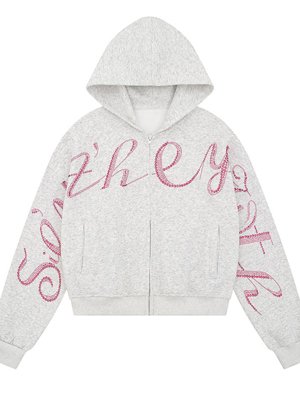 English Diamond Print Sweatshirts