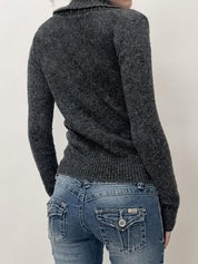 Color-Blocked Minimalism Sweaters