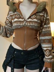 Retro Ethnic Patterns Sweaters