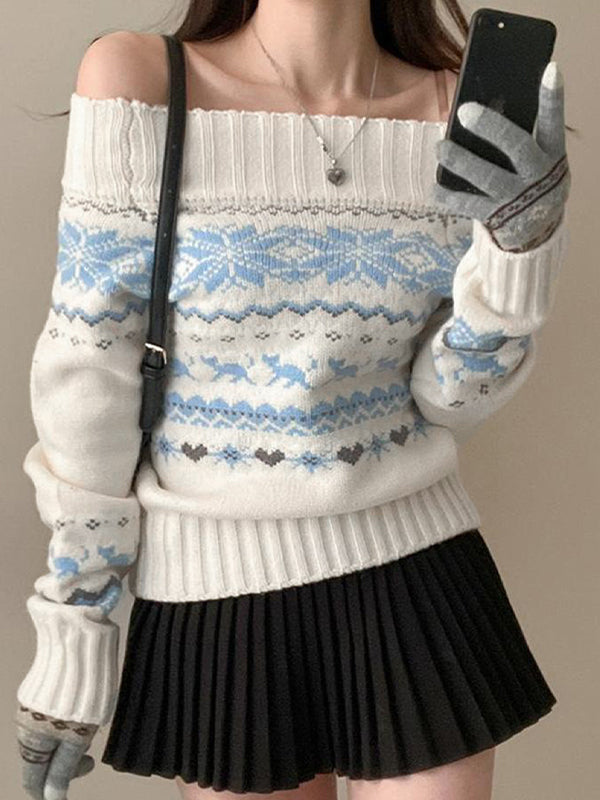 Retro Ethnic Patterns Sweaters