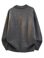 College-Style Print Sweaters