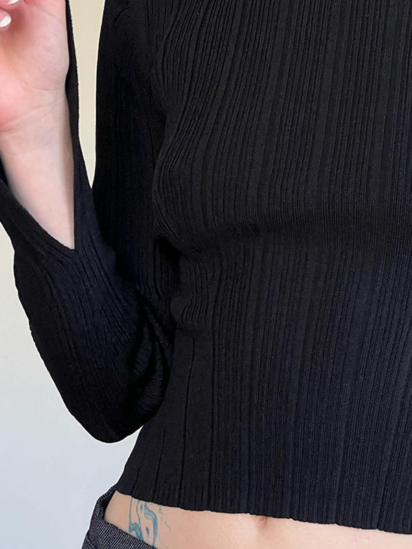 Textured Leisure Comfortable Long Sleeve