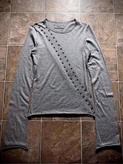 Dark Guitar Print Long Sleeve