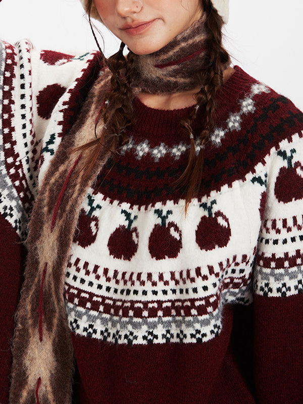 Fair Isle Fruit Stripe Sweaters