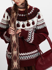 Fair Isle Fruit Stripe Sweaters