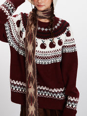 Fair Isle Fruit Stripe Sweaters