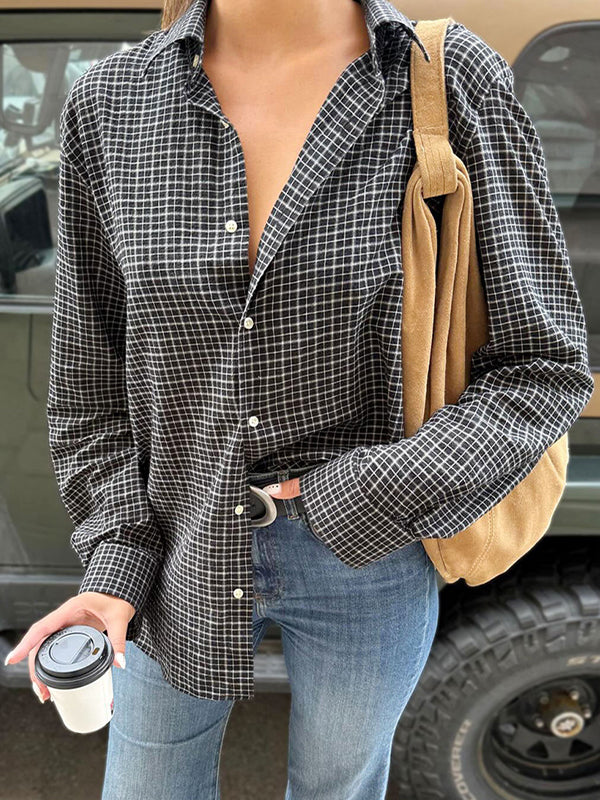 Classic Checked Slim Fit Long Sleeves