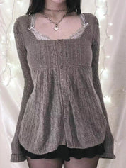 Soft Twill Cloth Sweaters