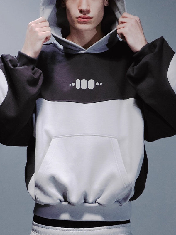 Color-Blocked Streetwear Brand Sweatshirts