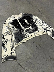 American Retro Print Long Sleeve