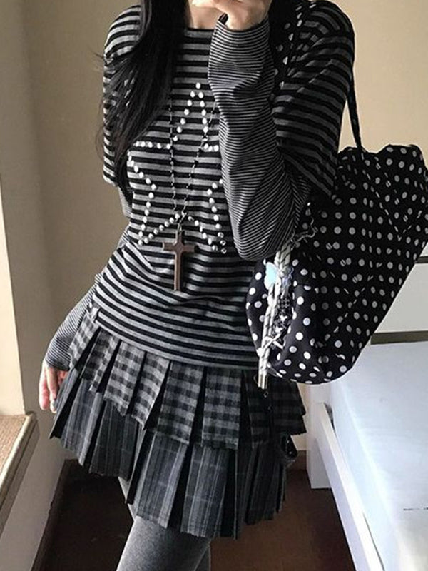 Star Studded Stripe Long Sleeve