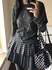 Star Studded Stripe Long Sleeve