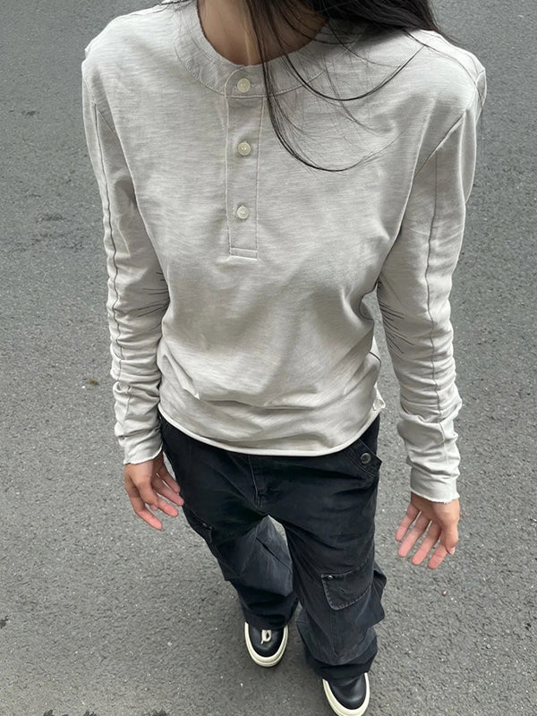 Personalized Hot-Fixed Rhinestones Long Sleeve