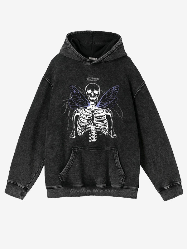 Skull Dark Print Sweatshirt