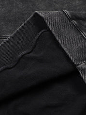 Skull Dark Print Sweatshirt