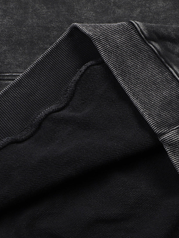 Skull Dark Print Sweatshirt