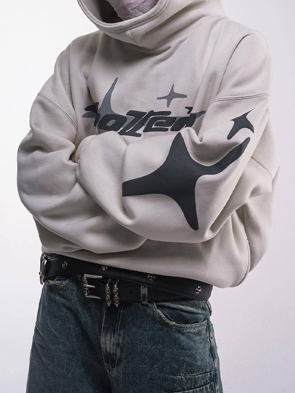 Y2K Star Letter Print Sweatshirt