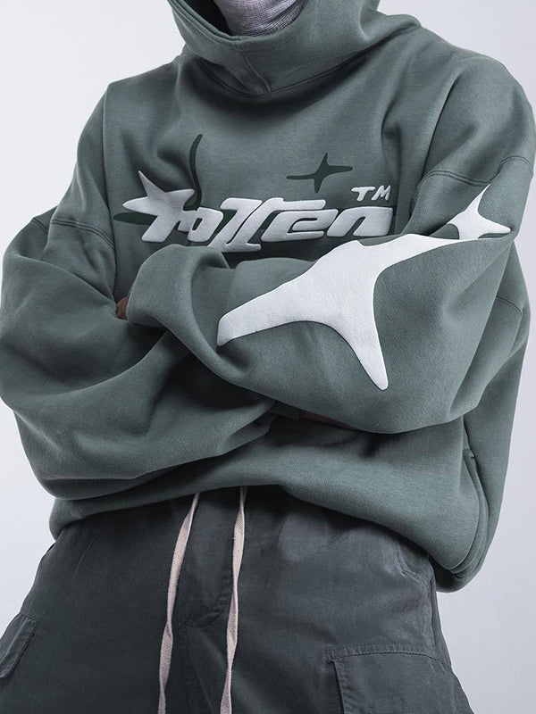 Y2K Star Letter Print Sweatshirt