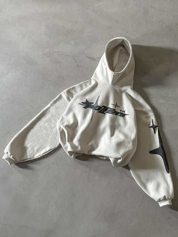 Y2K Star Letter Print Sweatshirt