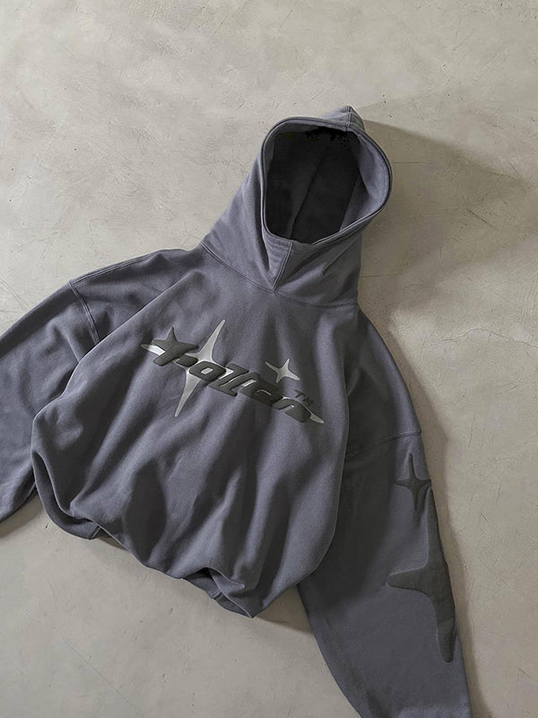 Y2K Star Letter Print Sweatshirt