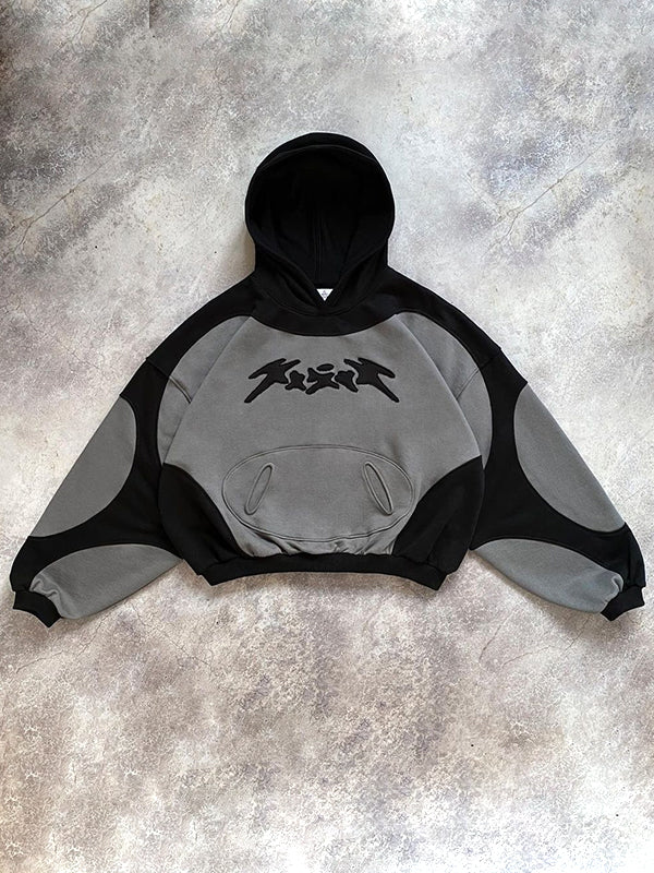 Patchwork Color Block Sweatshirt