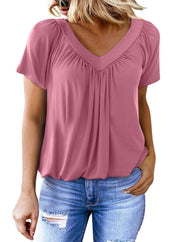 Women's Casual Summer  V Neck Tops