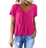 Women's Casual Summer  V Neck Tops