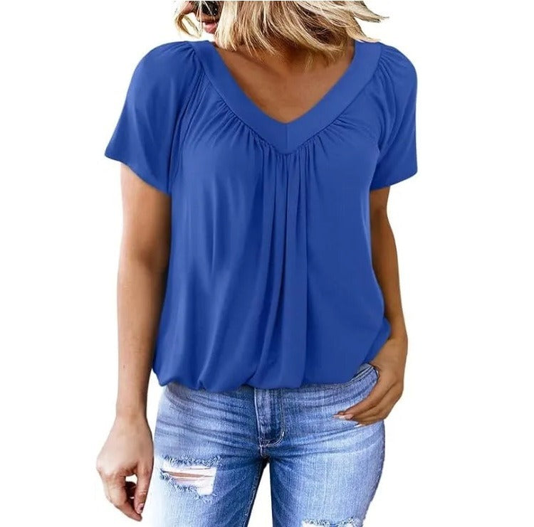 Women's Casual Summer  V Neck Tops