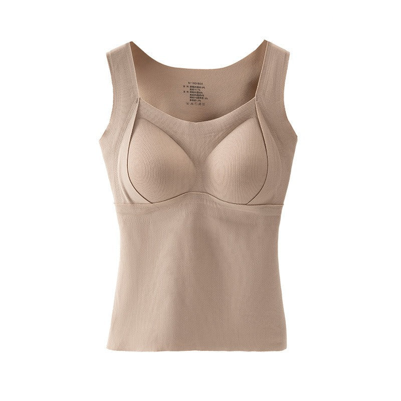 Thermal Tank Top with Built-in Bra