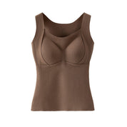 Thermal Tank Top with Built-in Bra