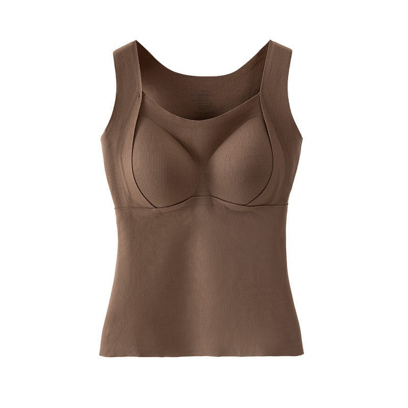 Thermal Tank Top with Built-in Bra