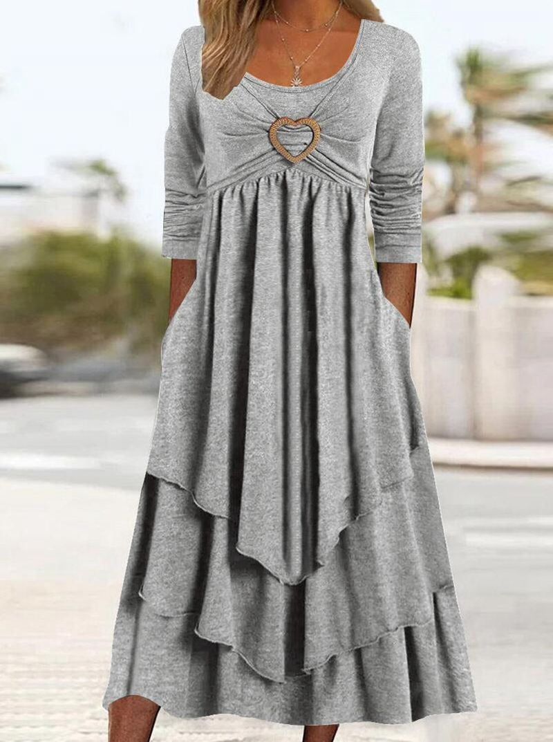 Women’s Flowy Maxi Dress with Pockets