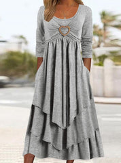Women’s Flowy Maxi Dress with Pockets